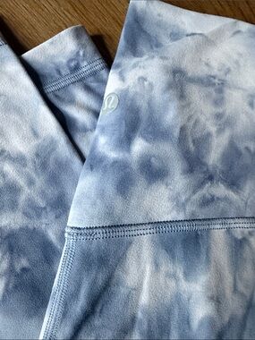 lululemon athletica Blue Tie-Dye Leggings